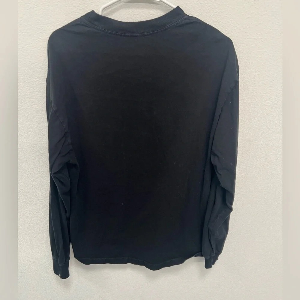 True Religion Black Long Sleeve Graphic Shirt “I’m On the Rise” Size Small